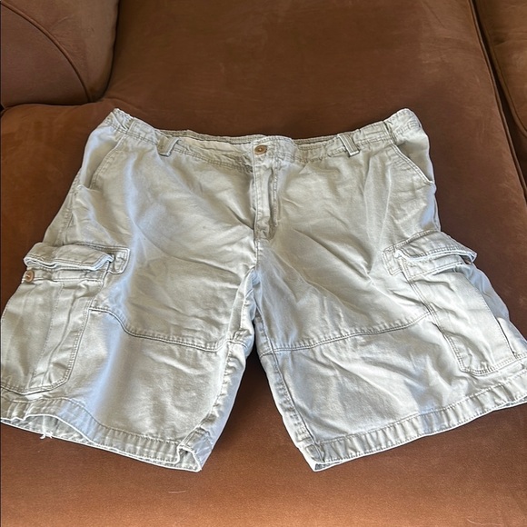 Timberland Khaki Cargo Shorts Relaxed Fit - Picture 1 of 12